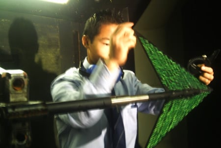 Leon during his bursary project